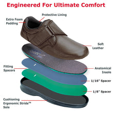 Load image into Gallery viewer, Broadway - Brown Orthotic Shoes-siddhu (4465629200407)