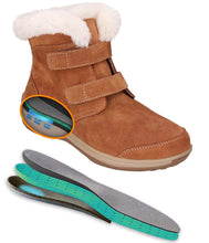 Load image into Gallery viewer, Florence-Camel Women's Boots With Fur-siddhu (4465624907799)