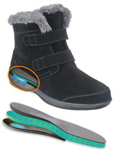 Load image into Gallery viewer, Florence-Black Boots With Fur-siddhu (4465618976791)