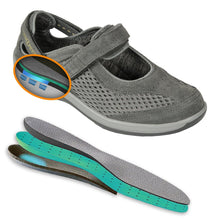 Load image into Gallery viewer, Sanibel Mary Jane - Gray-siddhu (4465624645655)