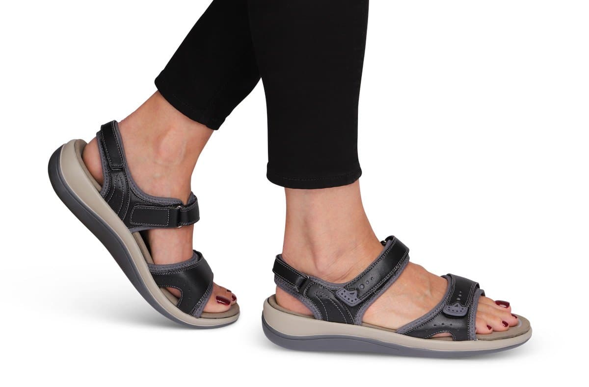 Orthopedic Sandals For Women Malibu Black