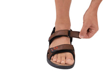 Load image into Gallery viewer, Cambria Brown Men's Sandals-siddhu (4465619075095)