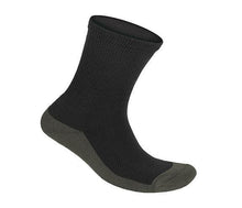 Load image into Gallery viewer, Padded Sole Sock-Charcoal (3 Pair)-siddhu (4465623793687)