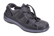 Load image into Gallery viewer, Verona Black Orthotic Sandal-siddhu (4465621270551)

