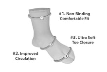 Load image into Gallery viewer, Bunion Relief Socks - White (3 pairs)-siddhu (4465619501079)
