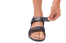 Load image into Gallery viewer, Cambria Charcoal Men&#39;s Sandals-siddhu (4465619271703)
