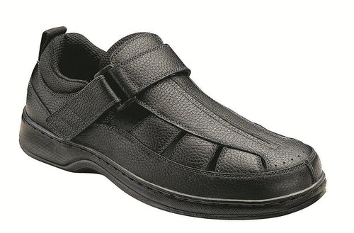 Melbourne - Black Orthotic Sandal-siddhu (4465629429783)