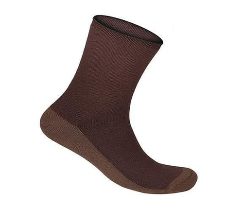 Casual/Dress Sock-Dark Brown (3 Pairs)-siddhu (4465623924759)