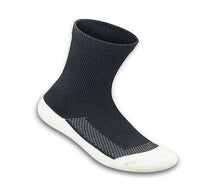 Load image into Gallery viewer, Padded Sole Sock-Black (3 Pair)-siddhu (4465637130263)
