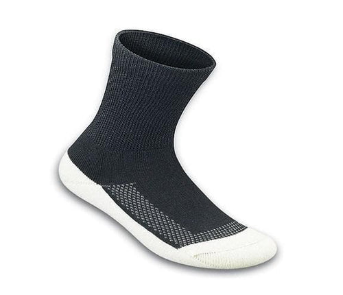 Padded Sole Sock-Black (3 Pair)-siddhu (4465637130263)